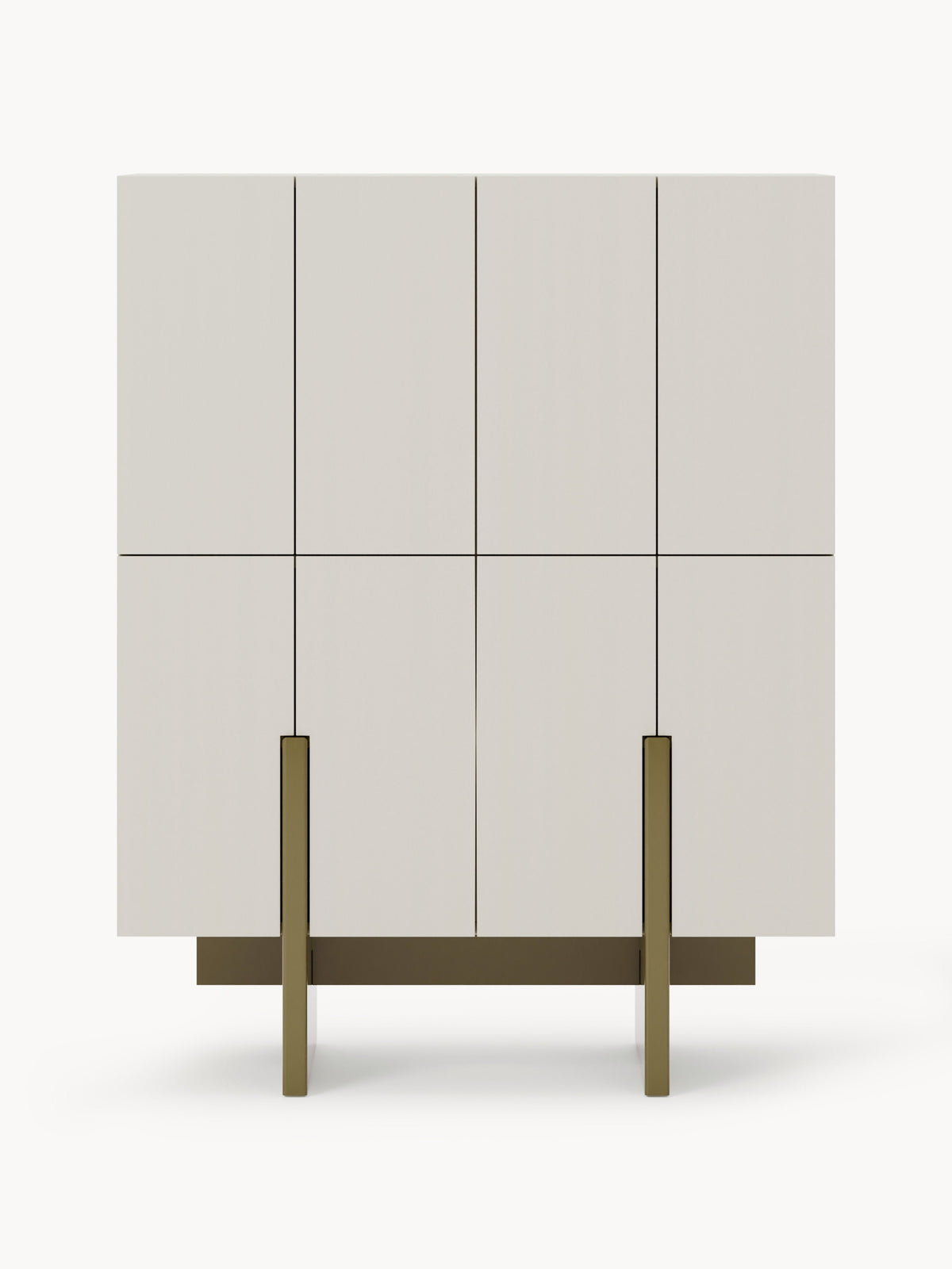 Dado Wood-Highboard — Light Grey