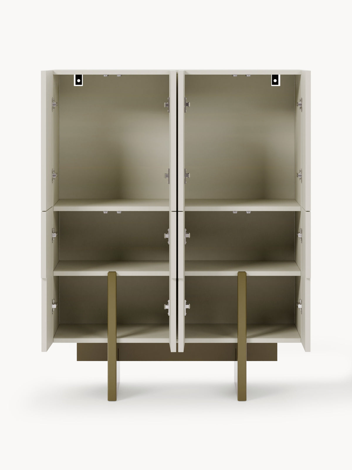 Dado Wood-Highboard — Light Grey