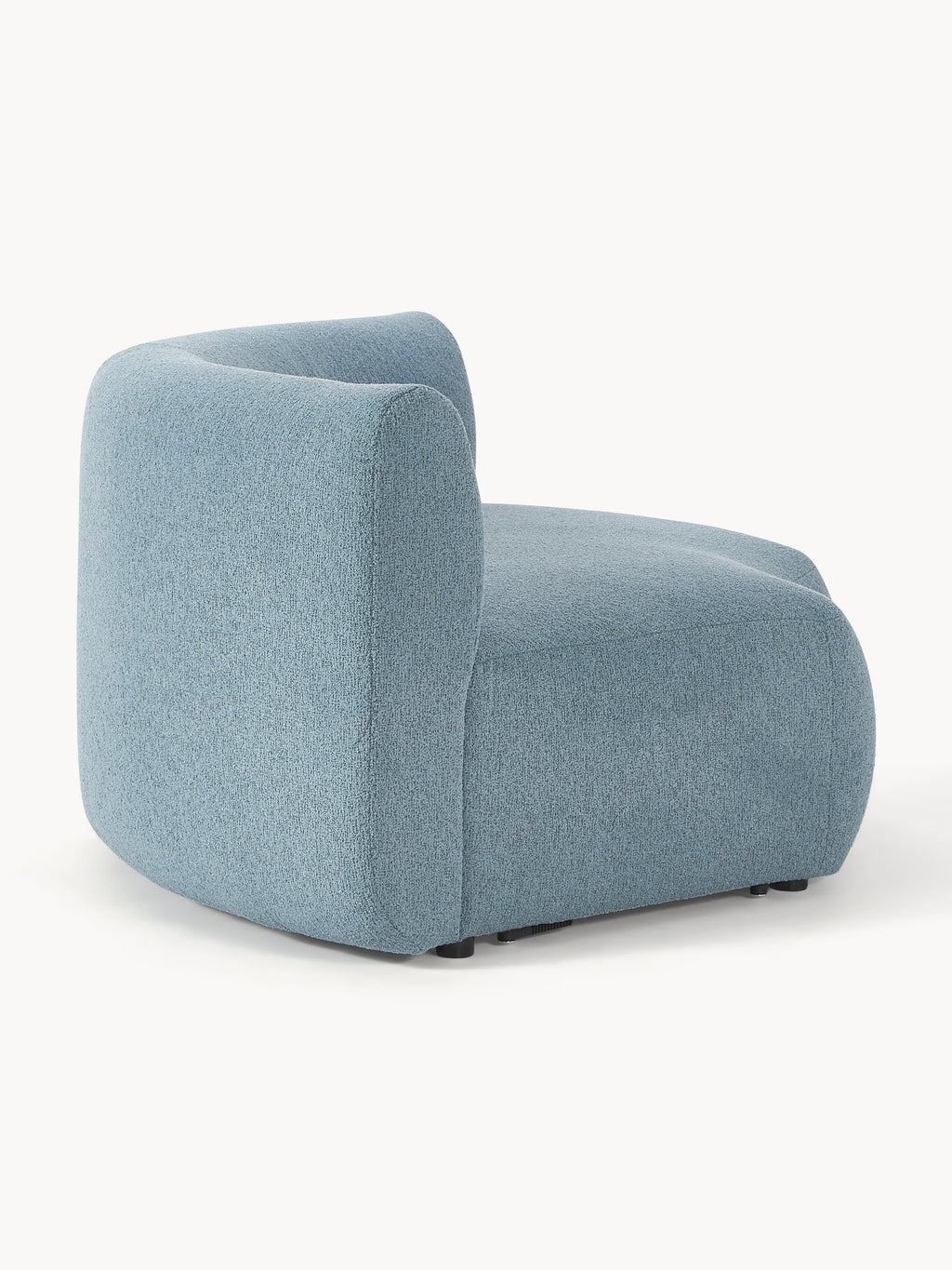 Sofia Round Bouclé Corner Module — Grey