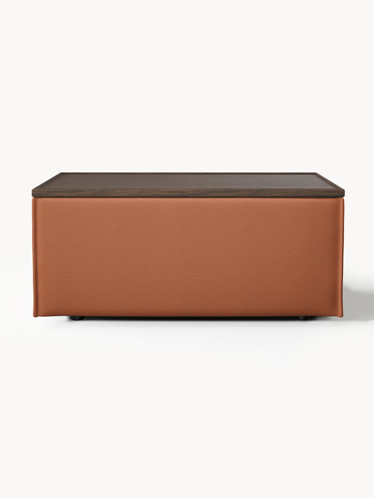 Lennon Sofa Ottoman with Storage — Cognac