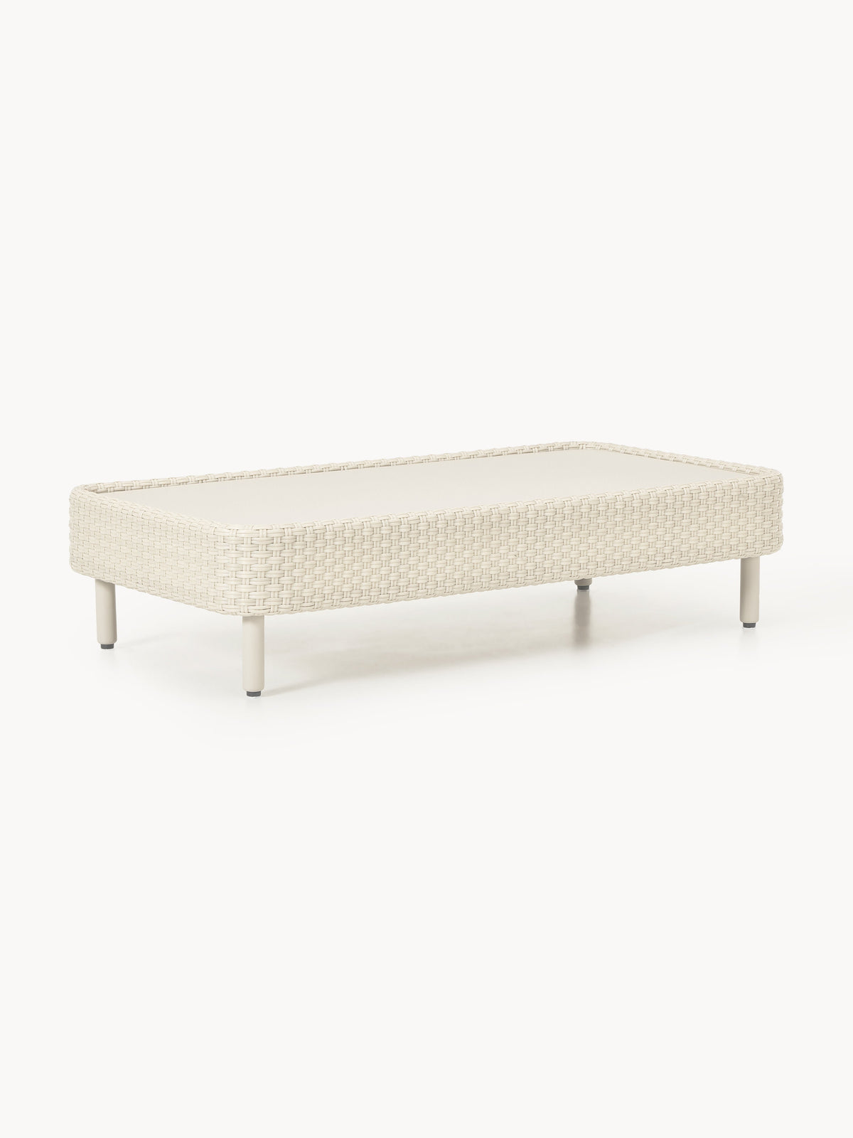 Hani Garden Coffee Table with Protective Cover — Off-White