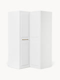 Charlotte Modular Corner Wardrobe, 115 cm Width — Off-White