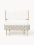 Hani Modular Garden Lounge Chair with Protective Cover — Blush