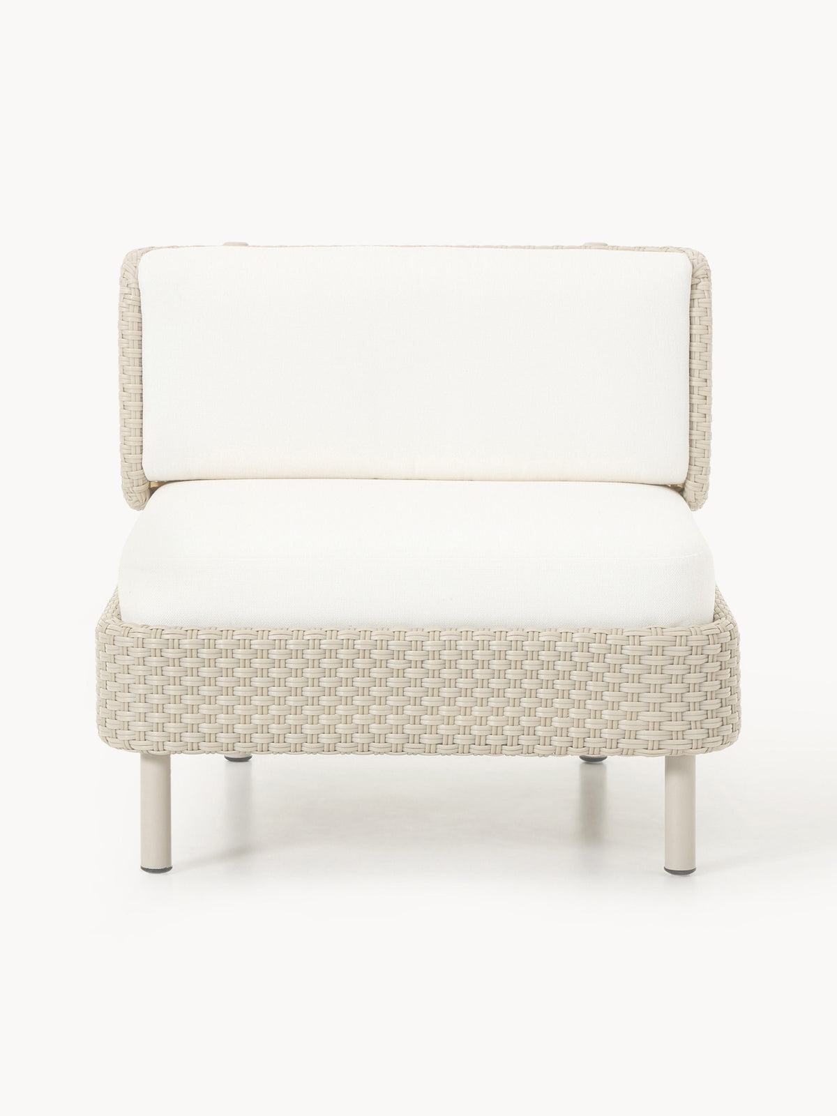Hani Modular Garden Lounge Chair with Protective Cover — Blush