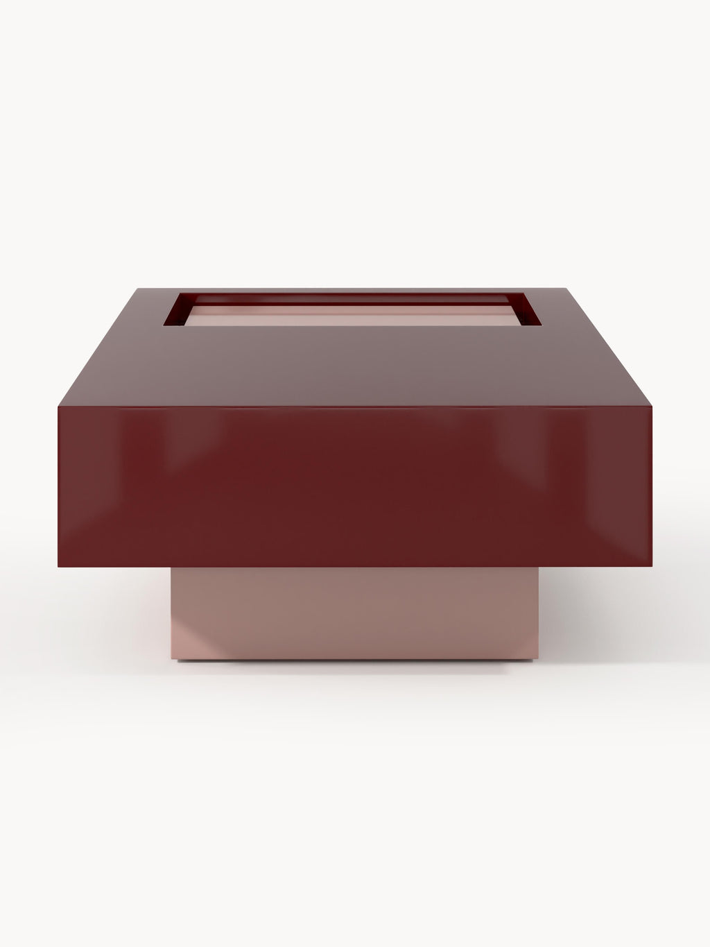 Alessa Coffee Table with Storage, B 120 cm — Dark Grey