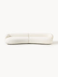 Alba Bouclé Sofa (4-seater) — Off-White