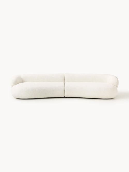 Alba Bouclé Sofa (4-seater) — Off-White