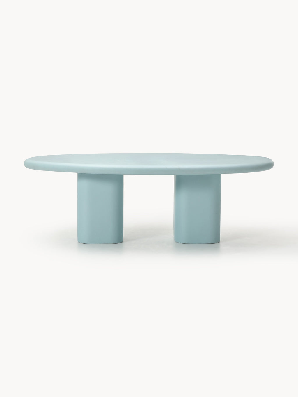 Anaya Indoor & Outdoor Dining Table, in various sizes — Light Blue