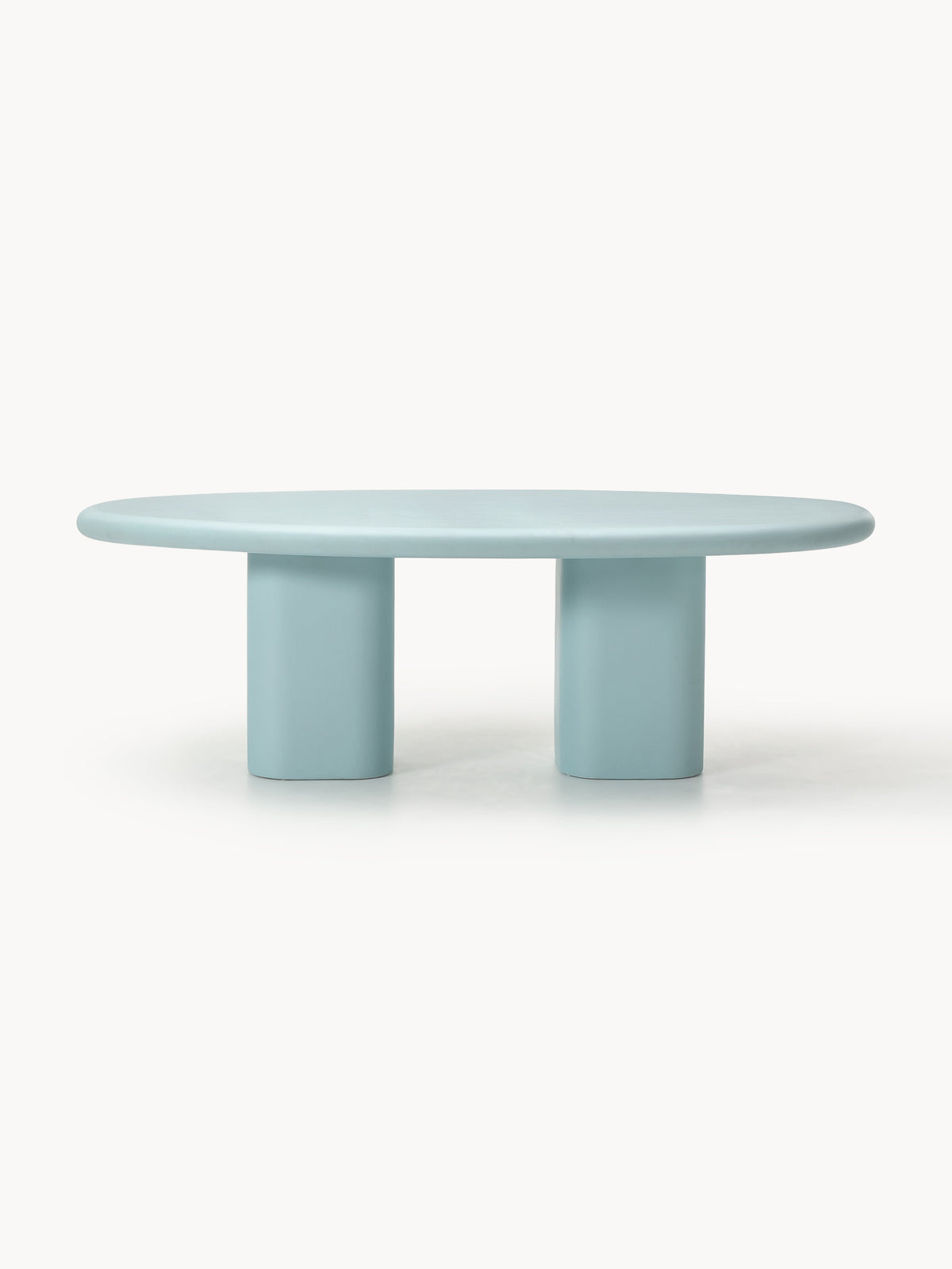 Anaya Indoor & Outdoor Dining Table, in various sizes — Light Blue