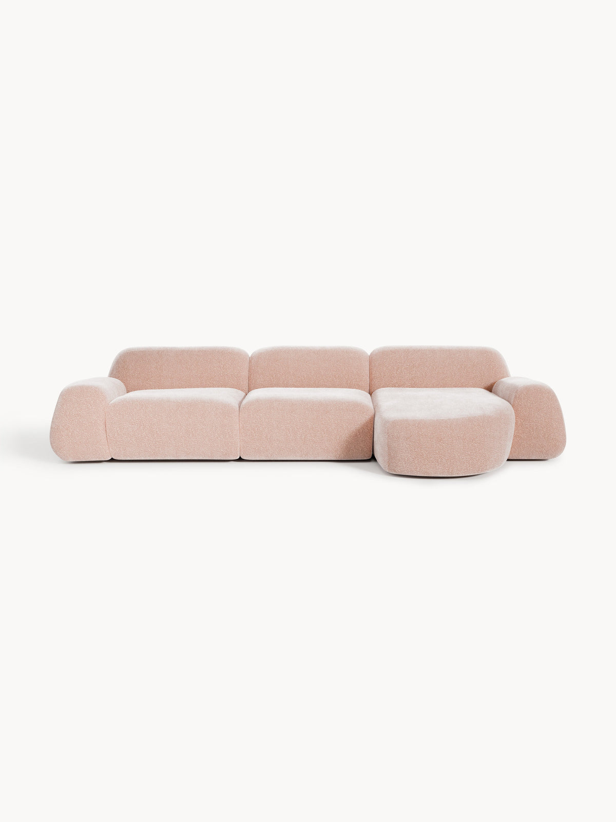 Wolke Modular Teddy-Corner Sofa (4-seater) — Oatmeal