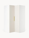 Simone Modular Corner Wardrobe, 115 cm Width — Off-White
