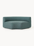 Sofia Round Bouclé Corner Module — Teal