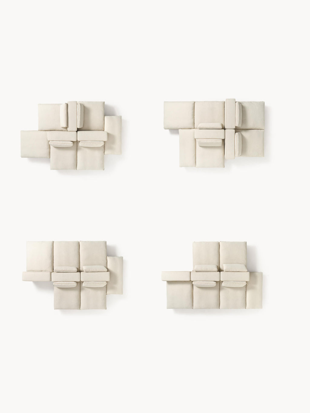 Felix Modular XL Sofa — Blush