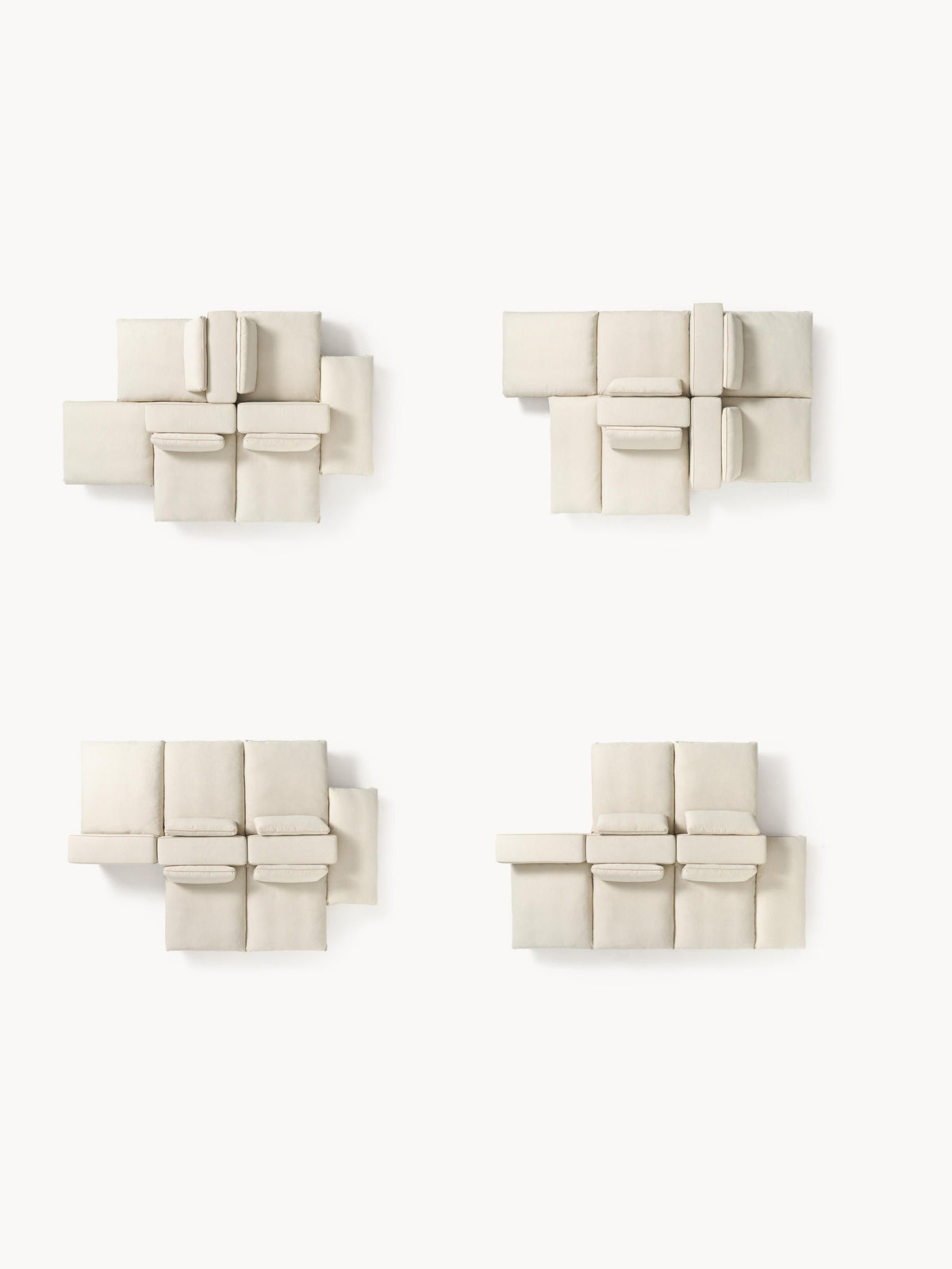 Felix Modular XL Sofa — Blush