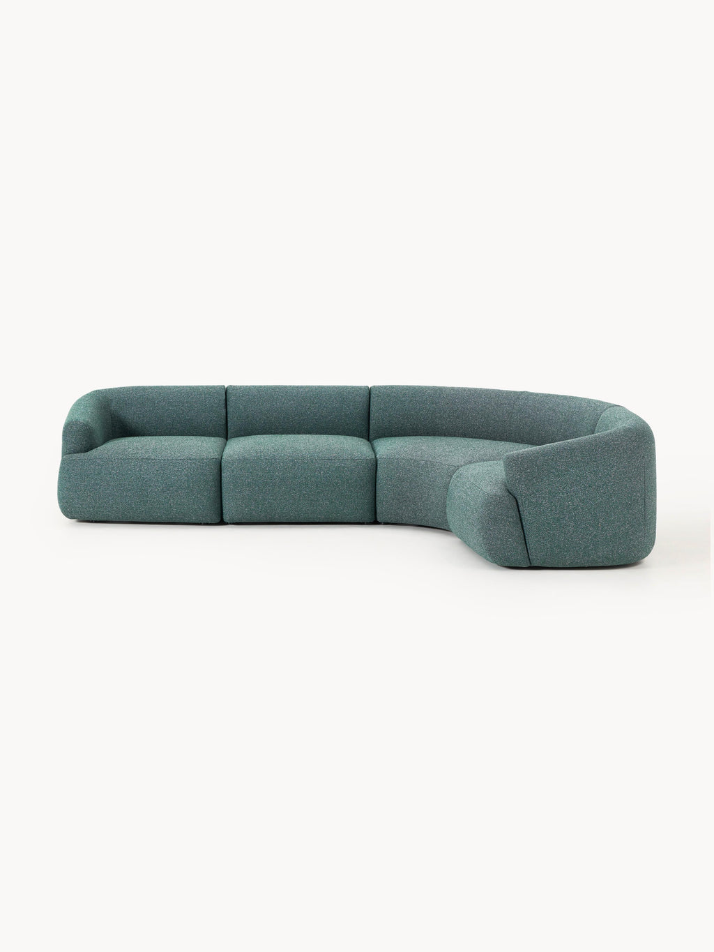 Sofia Modular Bouclé Corner Sofa (4-seater) — Teal