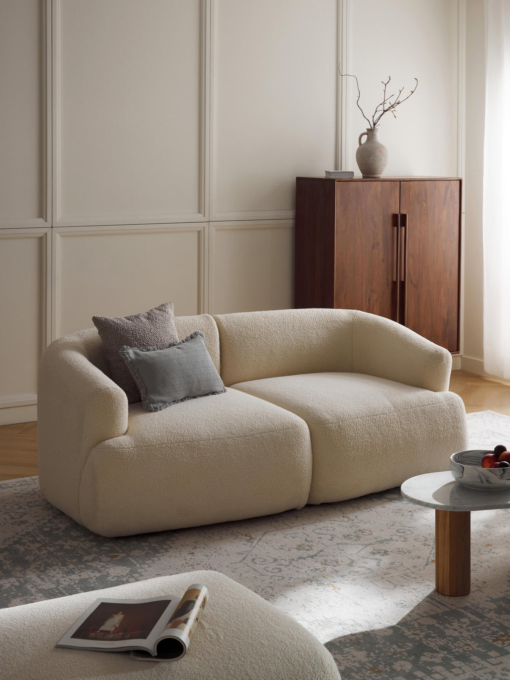 Sofia Modular Teddy-Sofa (2-seater)