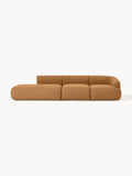 Sofia Modular Bouclé-Chaise (2-seater) — Terracotta