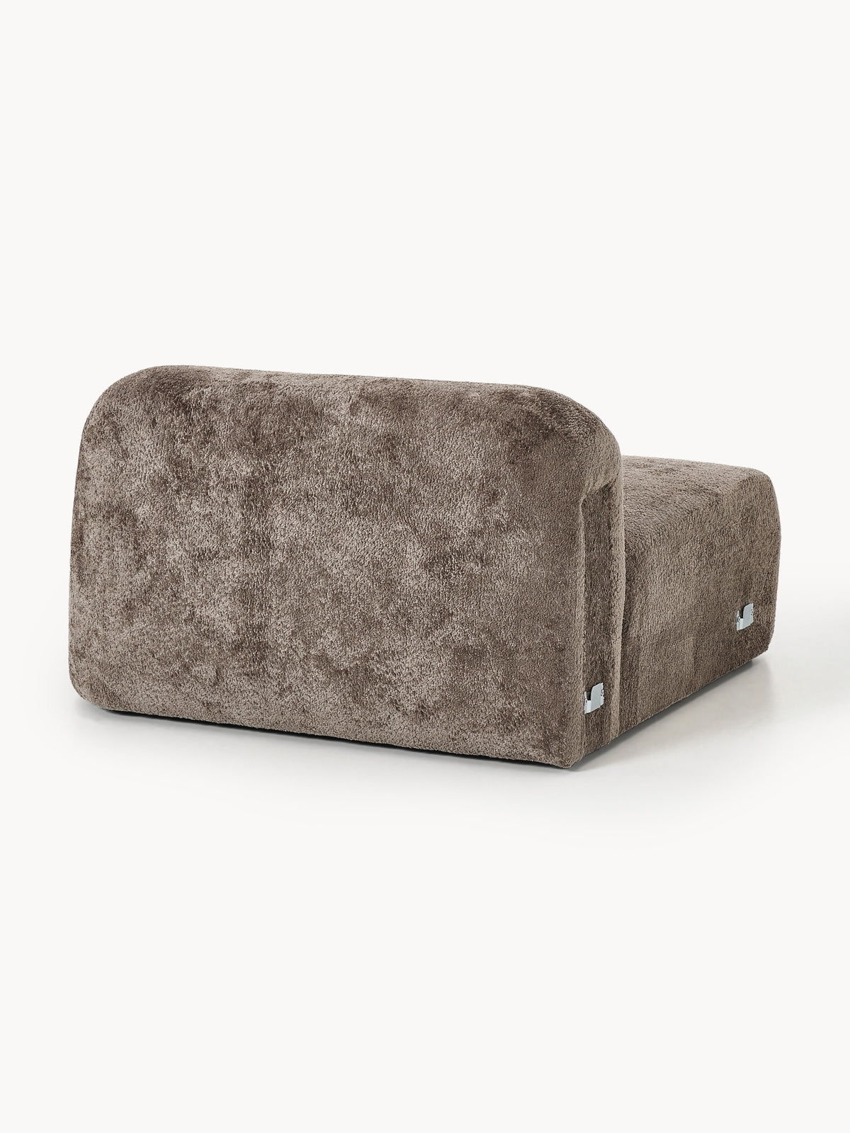 Wolke Teddy Bouclé Corner Module — Dark Grey