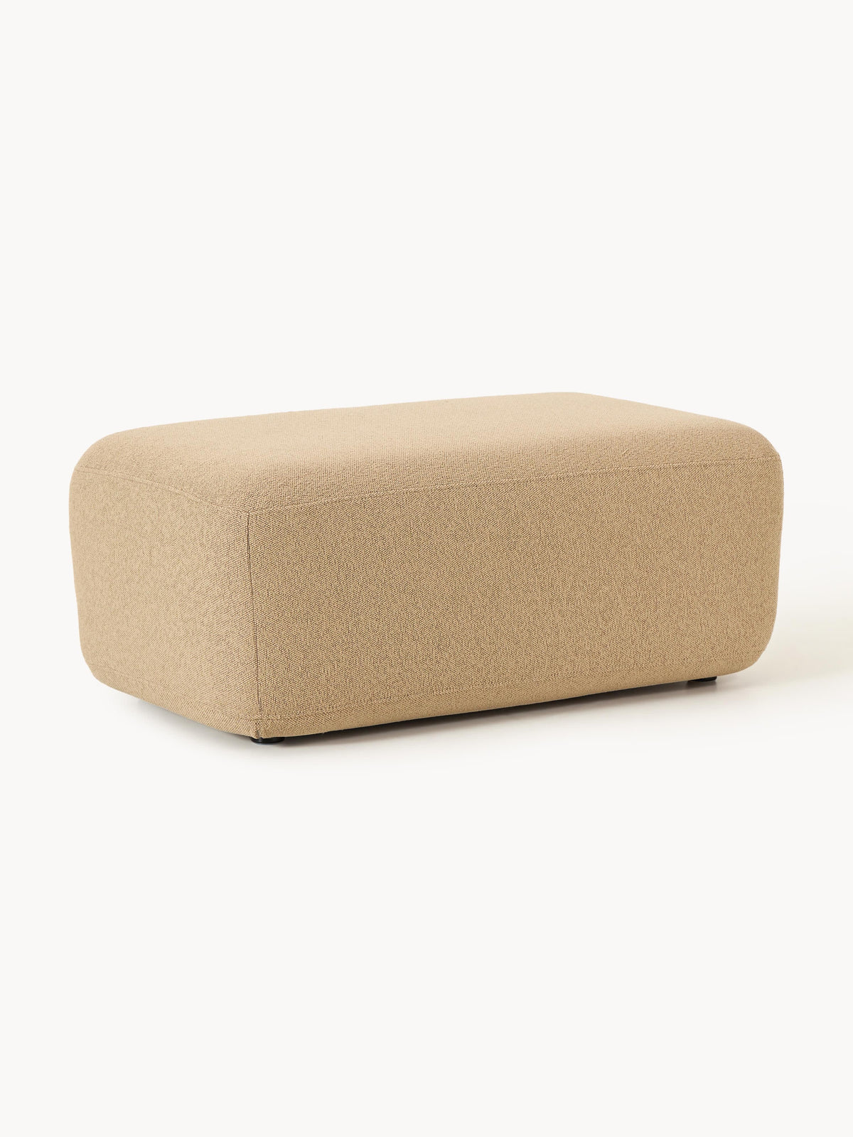 Naomi Garden Ottoman — Warm Grey