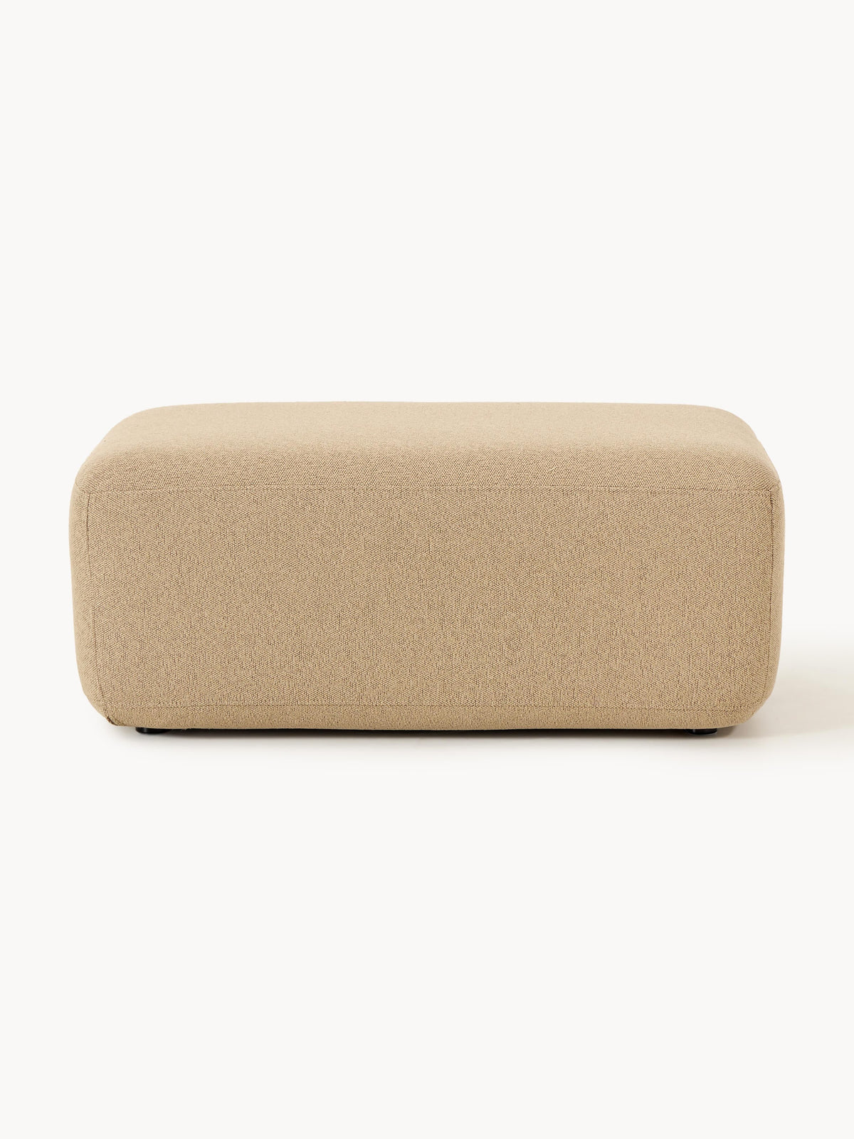 Naomi Garden Ottoman — Warm Grey