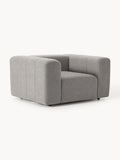 Lena Bouclé Lounge Chair — Taupe