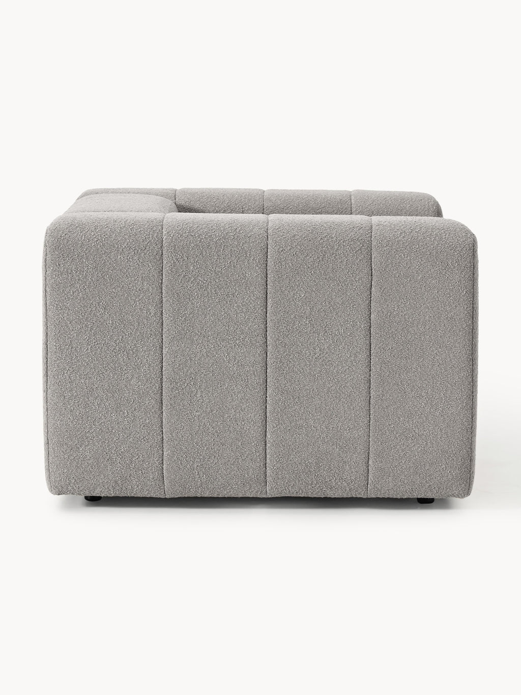 Lena Bouclé Lounge Chair — Taupe