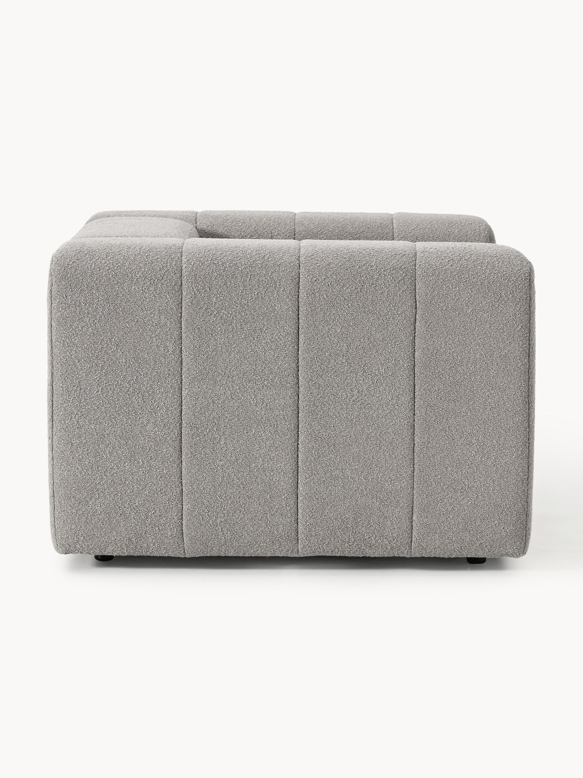 Lena Bouclé Lounge Chair — Taupe