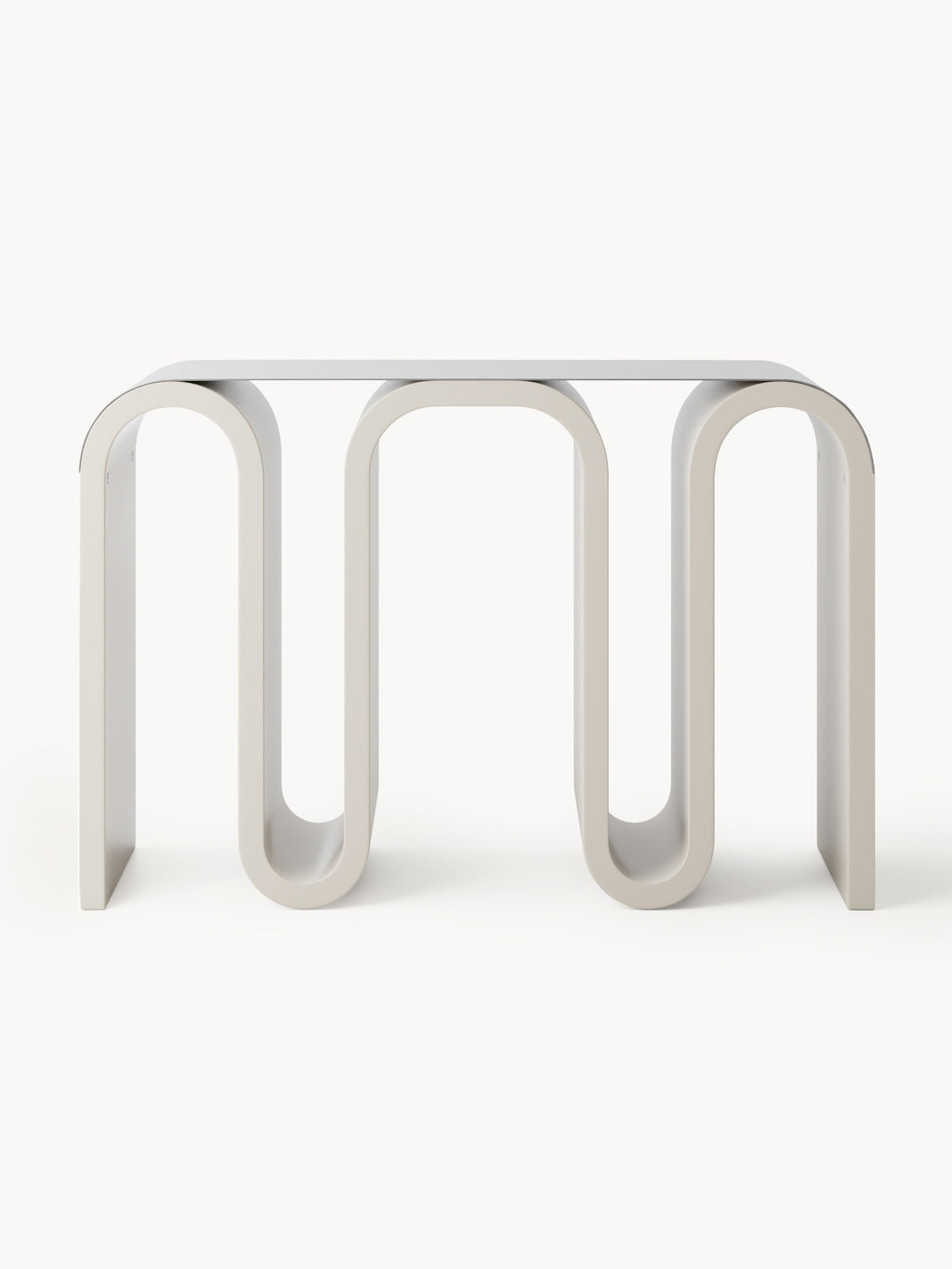 Melek Console Table — Pearl Grey