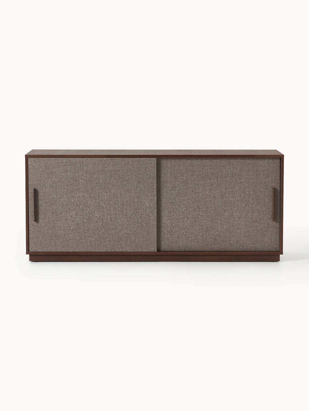 Wisp Wooden Sideboard with Upholstered Front — Dark Grey