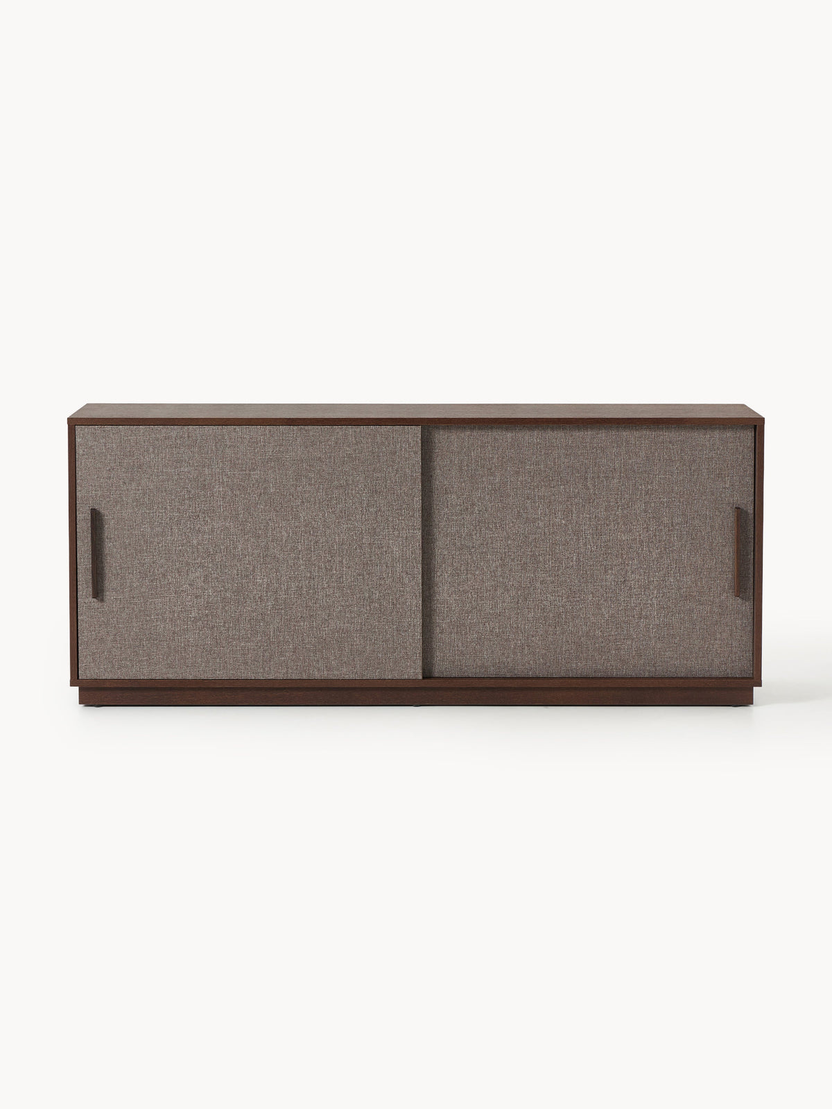 Wisp Wooden Sideboard with Upholstered Front — Dark Grey