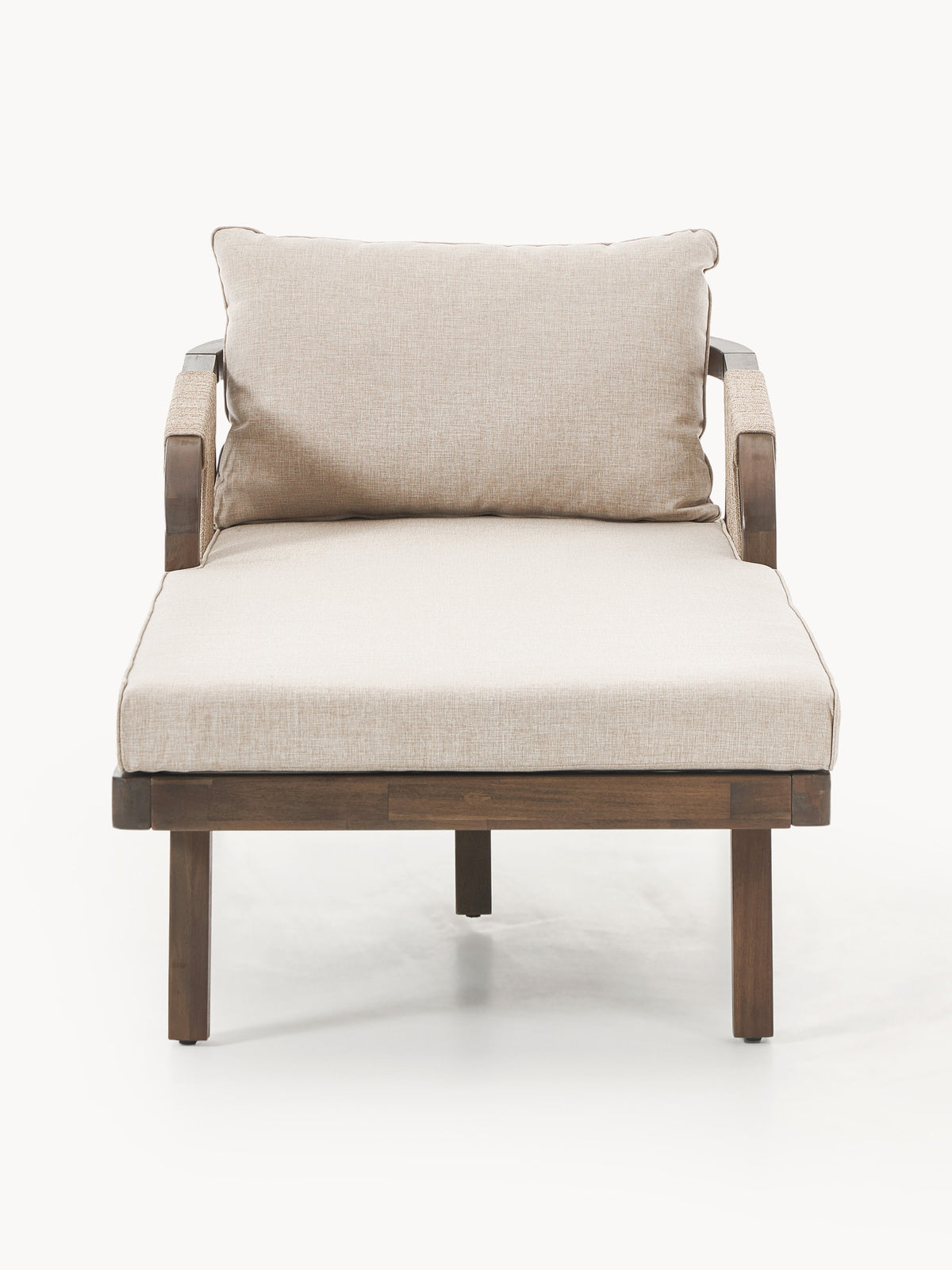 Lu Garden Daybed in Acacia — Light Grey