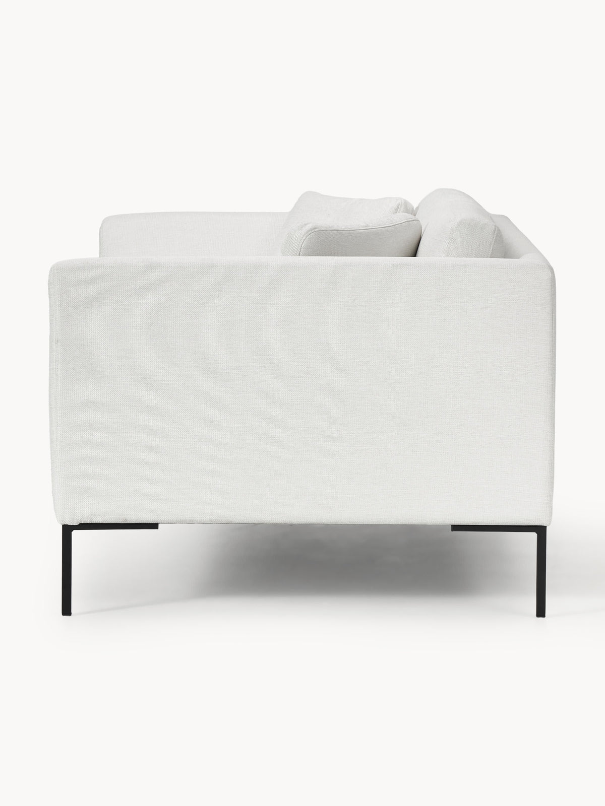 Emma Sofa (3-seater) with Metal Legs — Off-White