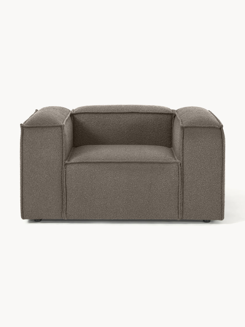Lennon Armchair in Bouclé — Dark Grey