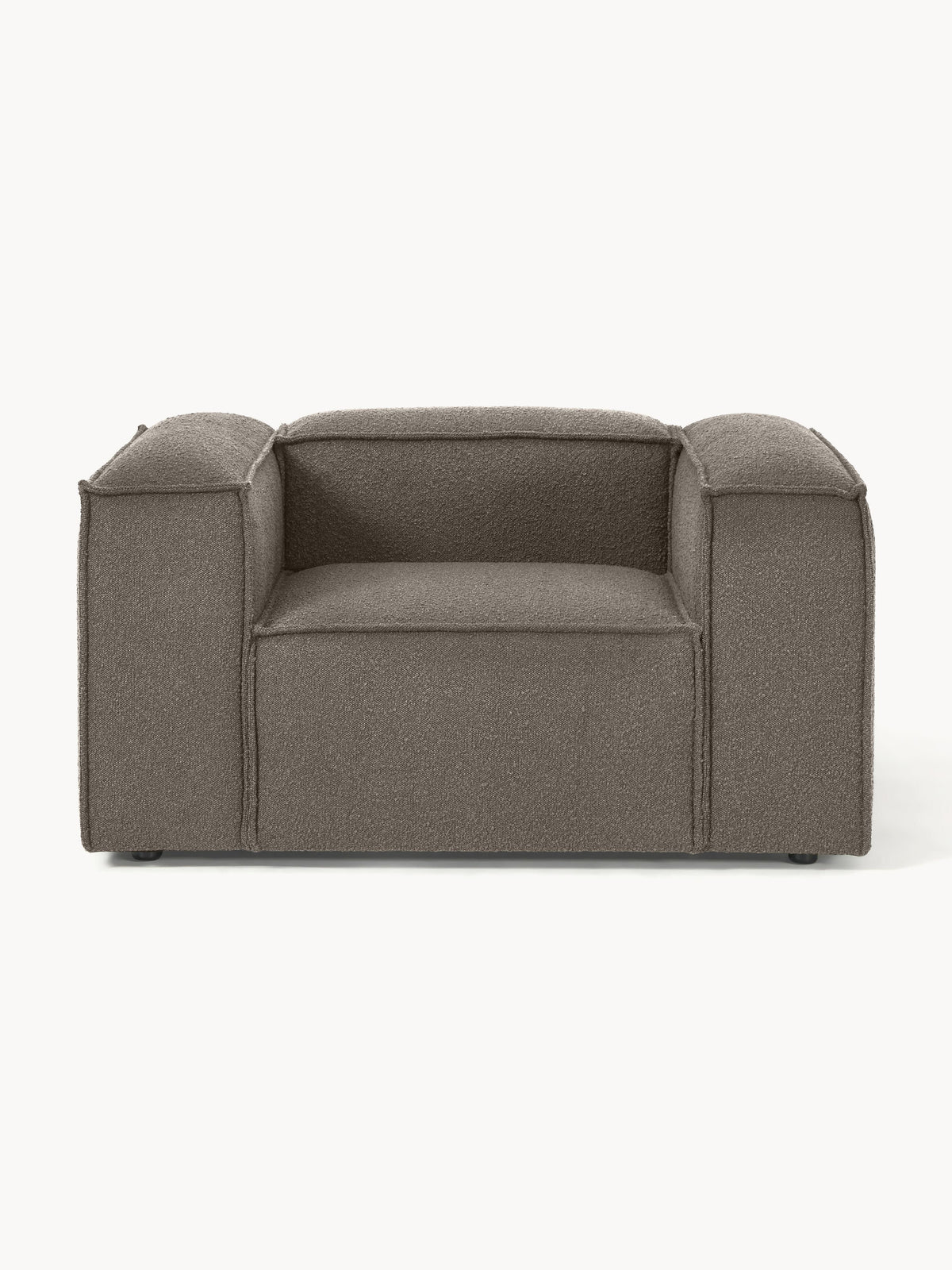 Lennon Armchair in Bouclé — Dark Grey