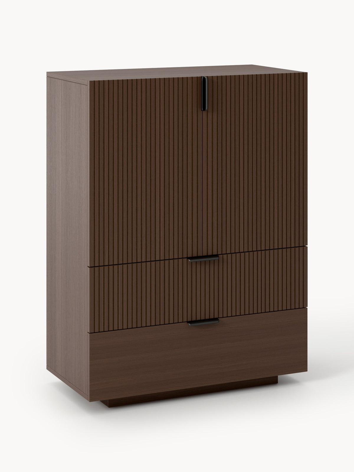Sato Wood-Highboard — Chocolate