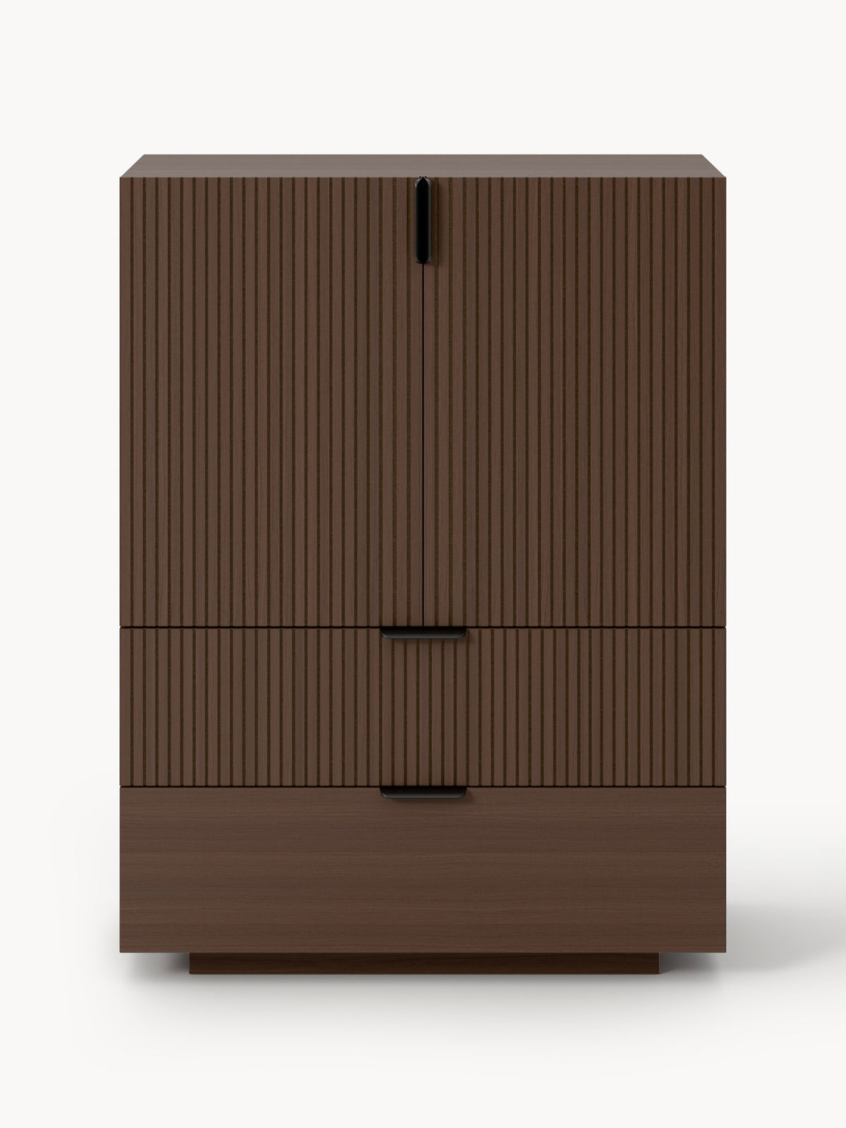 Sato Wood-Highboard — Chocolate