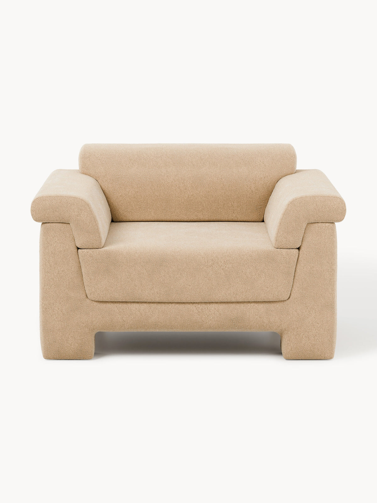 Atlas Bouclé Armchair — Sand