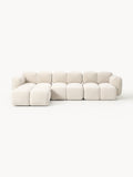 Tayla Modular Sofa (4-seater) with Ottoman (left/right) — Blush