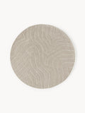 Aaron Round Wool Rug, Hand-Tufted