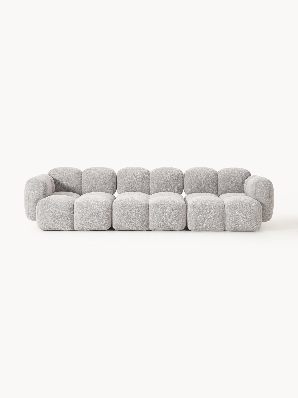 Tayla Modular Sofa (4-seater) in Bouclé — Oatmeal