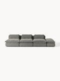 Felix Modular XL Sofa (3-seater) with Ottoman — Dark Grey