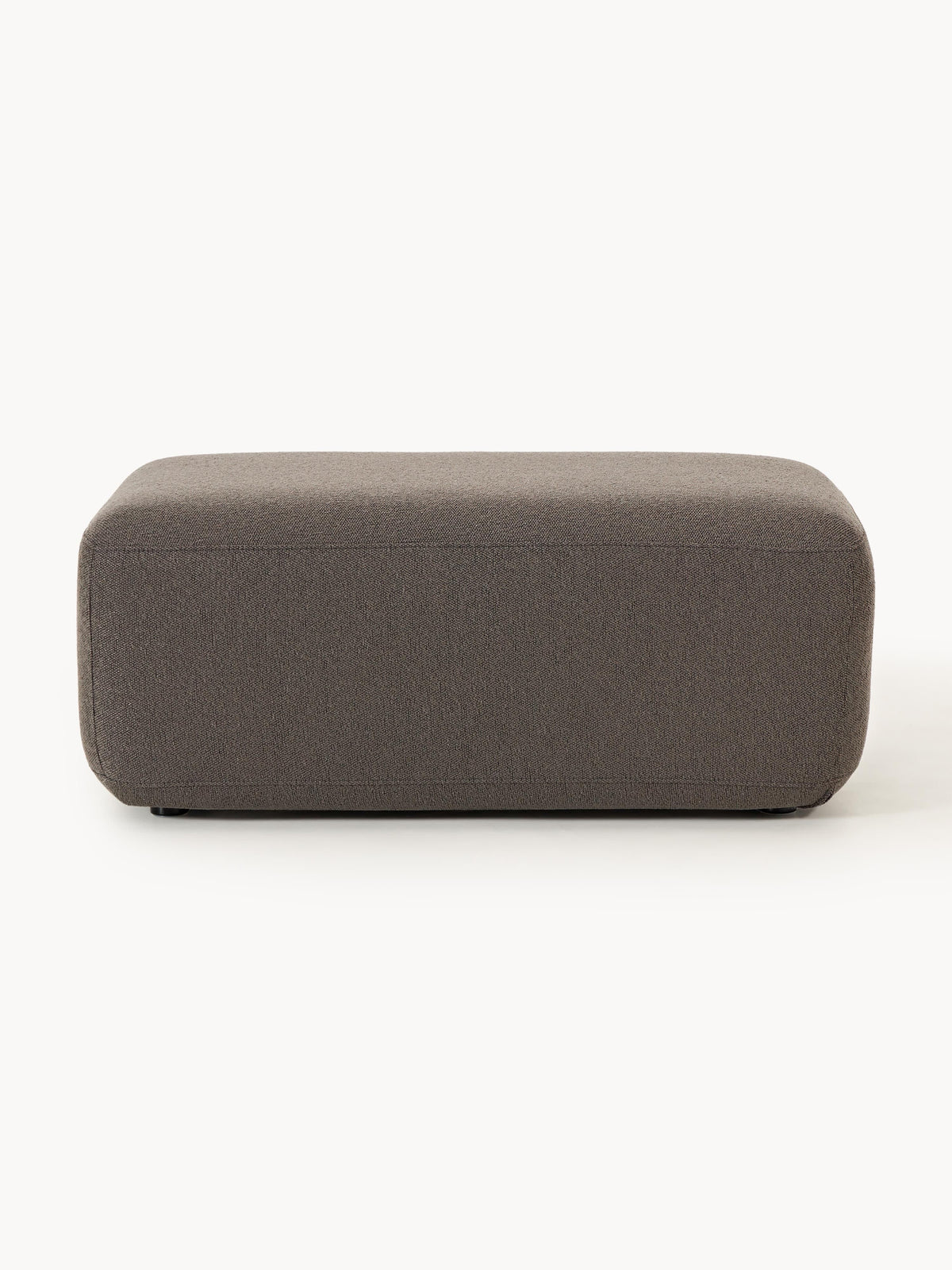 Naomi Garden Ottoman — Dark Grey
