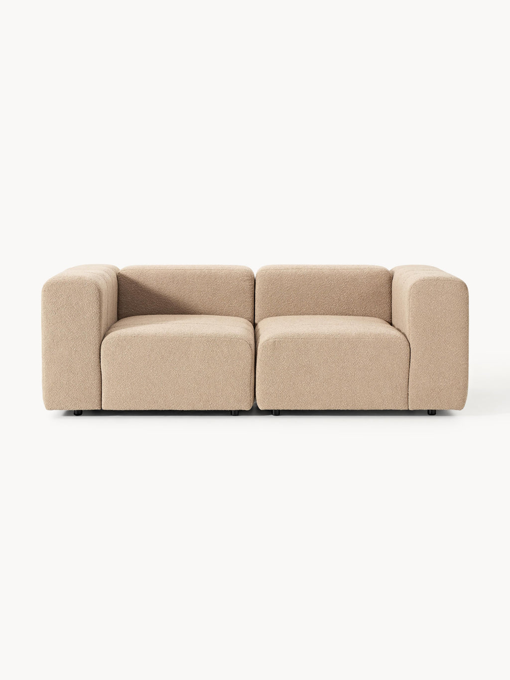 Lena Modular Bouclé Sofa (3-seater) — Warm Grey